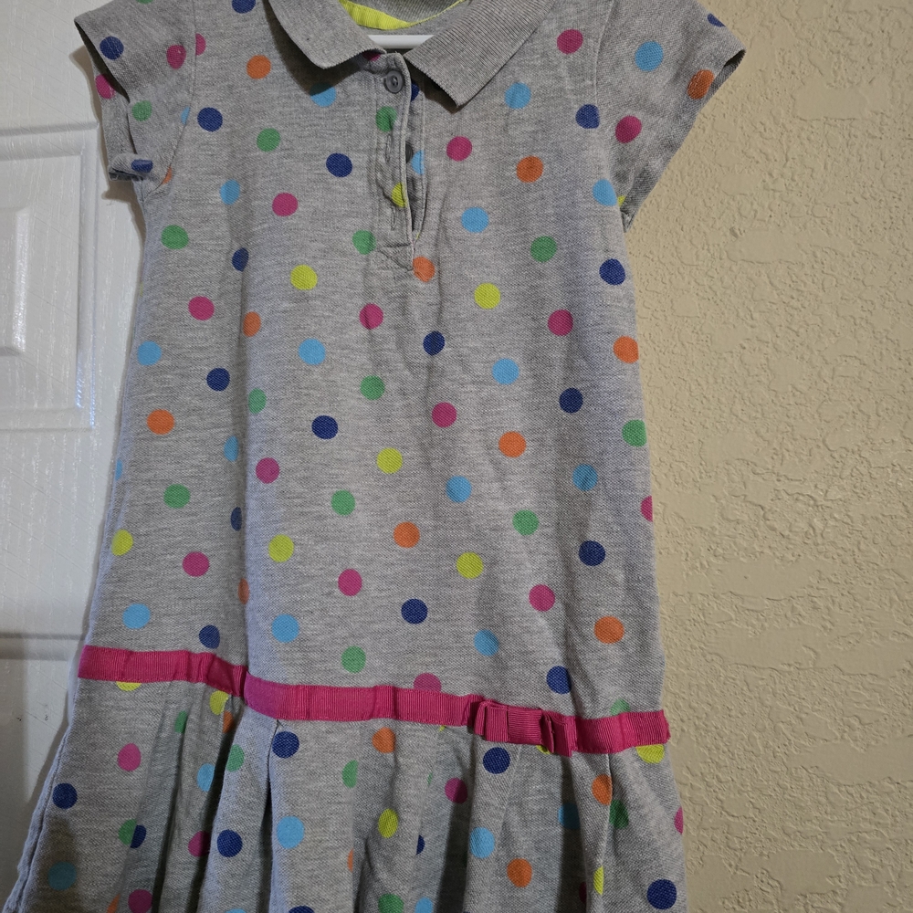 Colorful Polka Dot Kids Dress